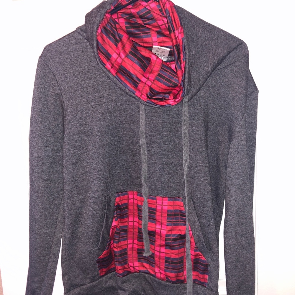 Cowl neck sweat shirt very cute and comfy